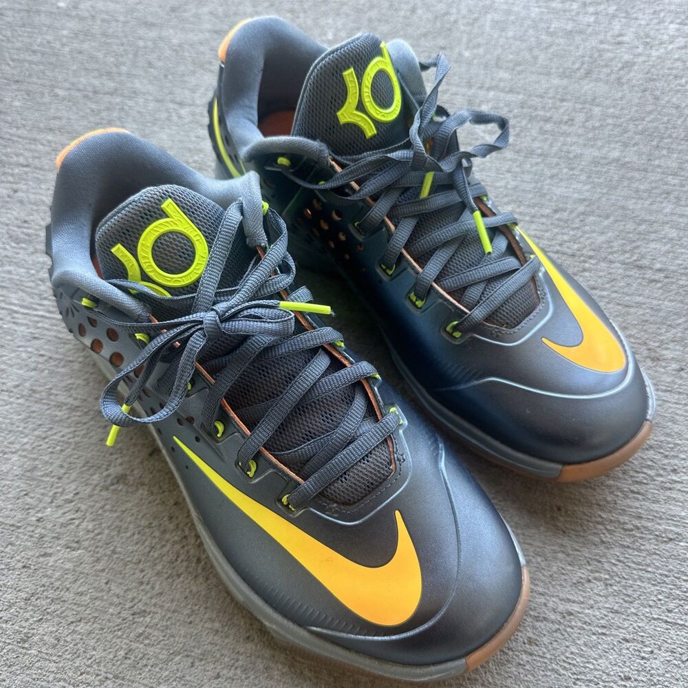 Mens Sz 8.5 Nike KD VII 7 Elite 724349 478 Graphite 2015 Lightly Worn Sneakers